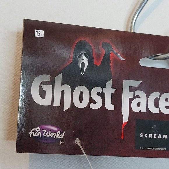 Ghost Face Lives Scream Mask Officially Licensed Fun World Ghostface Stab New - Picture 5 of 11